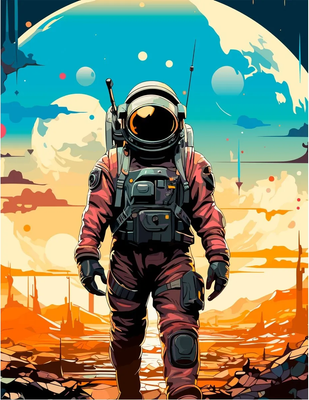 Фотообои листовые Citydecor Космос 32 (200x260см)