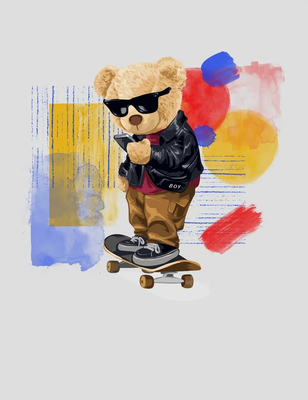 Фотообои листовые Citydecor Мишка Тедди 1 (200x260см)