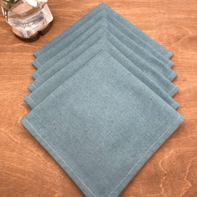 Сервировочная салфетка ОМурМебель 40x40 (6шт, синий)