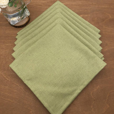 Сервировочная салфетка ОМурМебель 40x40 (6шт, зеленый)