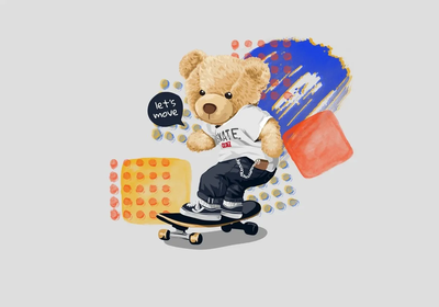 Фотообои листовые Citydecor Мишка Тедди 4 (200x140см)