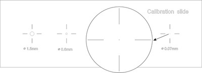 Калибровочный слайд Magus CS5 XY0.01/0.07/0.15/0.6/1.5 / 82241