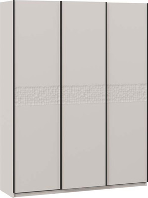 Шкаф-купе ТриЯ Оскар Скания Т2 1800 / 268696 (ручка черная/кашемир/кашемир/кашемир сатин)