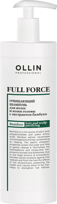 Шампунь для волос Ollin Professional Full Force Очищающий с экстрактом бамбука (400мл)