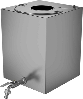 Бак для нагрева воды Intent Квадрат 80мм (10л)