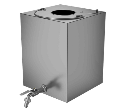 Бак для нагрева воды Intent Квадрат 90мм (12л)