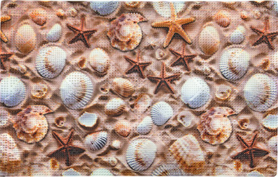 Коврик для ванной Вилина Впечатление. Ракушки / 7214 (40x60)