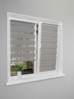 Рулонная штора Lm Decor Грация ДН LB 10-17 120x170 (серый)