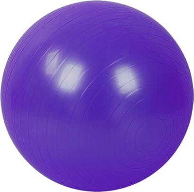 Фитбол гладкий UNIX Fit FBU75CMPR (фиолетовый, с насосом)