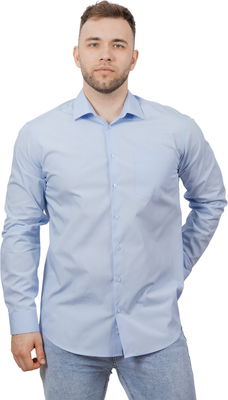 Рубашка NADEX 01-088912/202-25 (р.170/176-100-41, светло-голубой)
