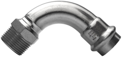 Угольник соединительный MAGNUM НР 15х1/2 / L90M 15х1.5-15-T