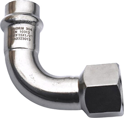 Угольник соединительный MAGNUM ВР 15х1/2 / L90F 15х1.5-15-T