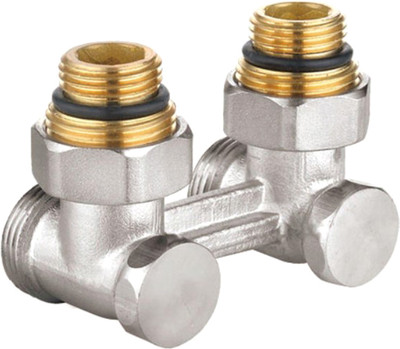 Клапан запорный MAGNUM Steel Н-блок угловой 1/2 / ТК-HU