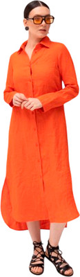 Платье NADEX 21-109610/210-25 (р.170-108-116, красно-оранжевый)