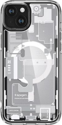 Чехол-накладка Spigen Ultra Hybrid Mag Magsafe для iPhone 15 / ACS07037 (Zero One White)