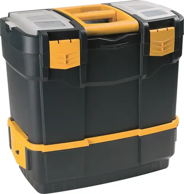 Набор ящиков для инструментов ArtPlast Tekna / 6700V (черный/желтый)