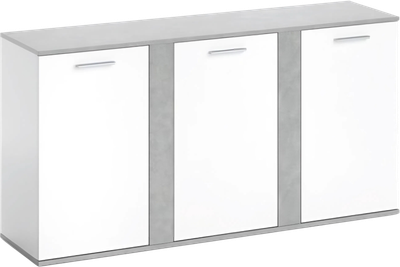 Тумба Anrex 3D (белый/бетон)