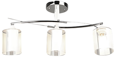 Люстра Aitin-Pro НПБ 02-3x60-101 / K2352/3 (хром/белый)