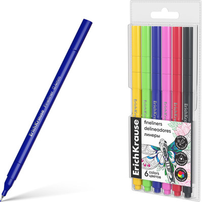 Набор лайнеров Erich Krause Art Spirit / 62948 (6цв)