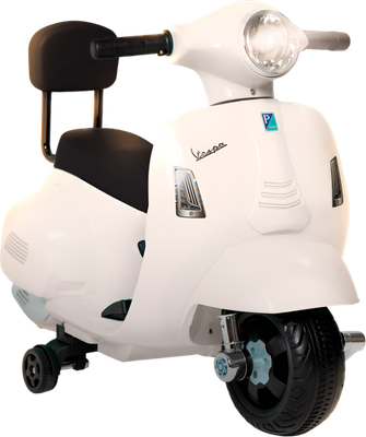 Детский мотоцикл Sweet Baby Vespa H1-K (белый)