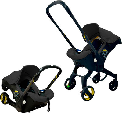 Коляска-автолюлька Bubago Mirco / BG 153-1 (черный)