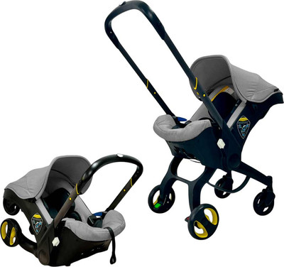 Коляска-автолюлька Bubago Mirco / BG 153-2 (серый)