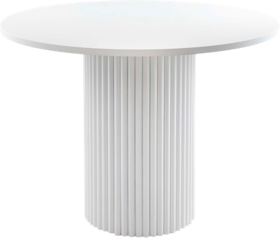 Обеденный стол Notta Барел 100 / 615163 (белый/белый)