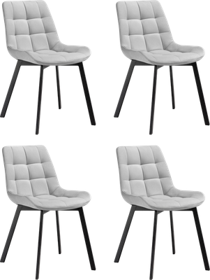 Набор стульев Notta Стронг / 598146 (светло-серый/черный, 4шт)