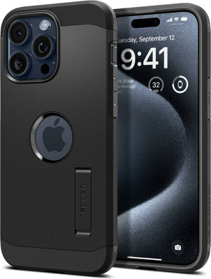 Чехол-накладка Spigen Tough Armor Mag Magsafe для iPhone 15 Pro Max / ACS06594 (черный)