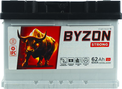 Автомобильный аккумулятор BYZON Strong R+ (62 А/ч)