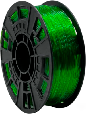Пластик для 3D-печати Mitek PETG (1.75мм, 1кг, зеленый прозрачный)