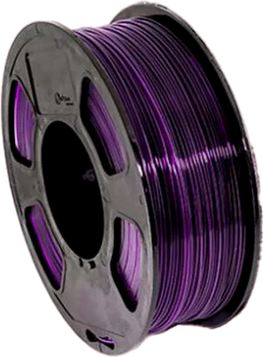Пластик для 3D-печати Mitek PETG (1.75мм, 1кг, фиолетовый прозрачный)