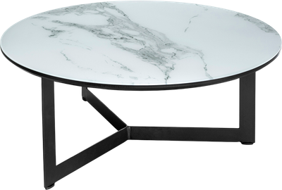 Журнальный столик Woodville Роб D-700 / 462373 (белый мрамор)