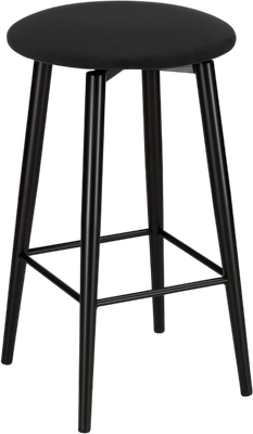 Табурет барный Woodville Гангток крутящийся / 578582 (черный/черный матовый)