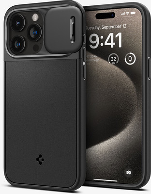 Чехол-накладка Spigen Optik Armor Mag Magsafe для iPhone 15 Pro Max / ACS06599 (черный)