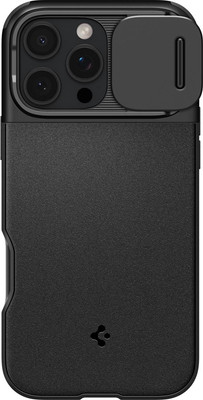 Чехол-накладка Spigen Optik Armor Mag Magsafe для iPhone 16 Pro / ACS08015 (черный)