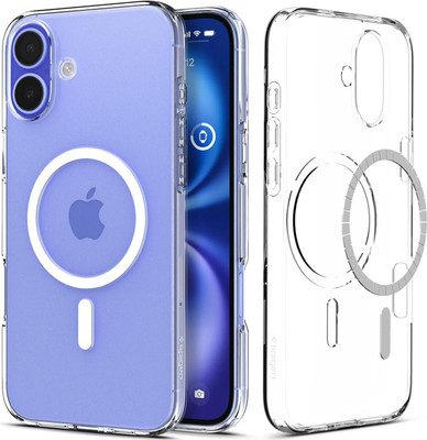 Чехол-накладка Spigen Liquid Crystal Mag Magsafe для iPhone 16 / ACS08390 (Clear)