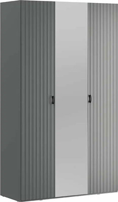 Шкаф ТриЯ Тиффани / 407.000.000 (серый графит/графит матовый)