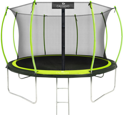 Батут Calviano 374см 12ft Inside Master Green (с защитной сеткой)