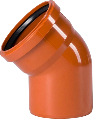 Отвод наружной канализации МультиМирПласт Ду 110х30 SN4