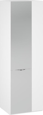 Шкаф ТриЯ Глосс 580 / СМ-319.07.007 (белый жемчуг/белый глянец)
