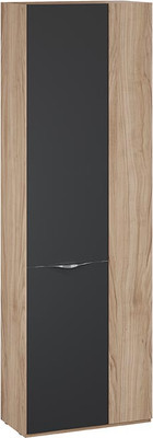 Шкаф ТриЯ Глосс 366 / СМ-319.07.016 (яблоня беллуно/cтекло графит матовый)