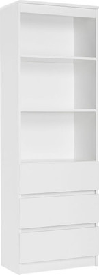 Стеллаж Woodville Мадера М600 / 520931 (белый)