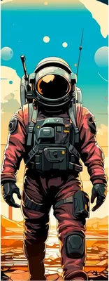 Фотообои листовые Citydecor Космос 32 (100x260см)