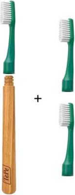 Зубная щетка TePe Choice Regular Soft с тремя насадками