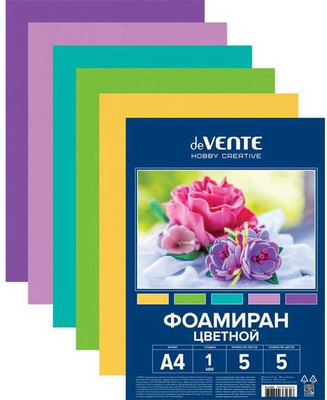 Набор фоамирана deVente Hobby Creative / 8112401 (5цв)