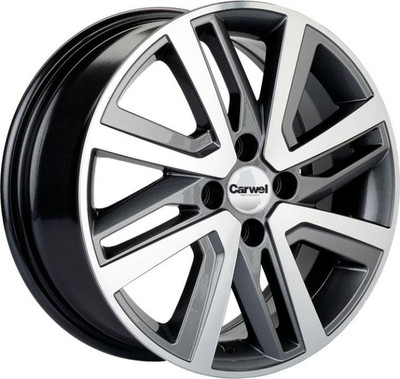 Литой диск Carwel Таймыр 16x6" 4x100мм DIA 60.1мм ET 50мм AGR