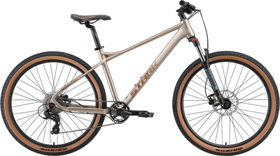 Велосипед STARK Hunter 27.1 HD (17.5, титановый матовый/медный, разобранный, в коробке)