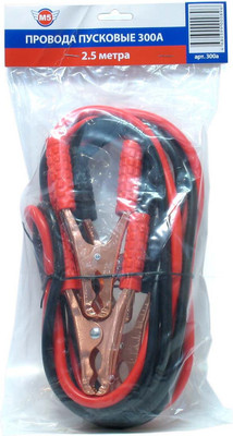 Стартовые провода M5 300а (2.5м)