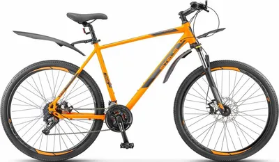 Велосипед STELS Navigator-745 MD 27.5 (21, оранжевый, разобранный, в коробке)